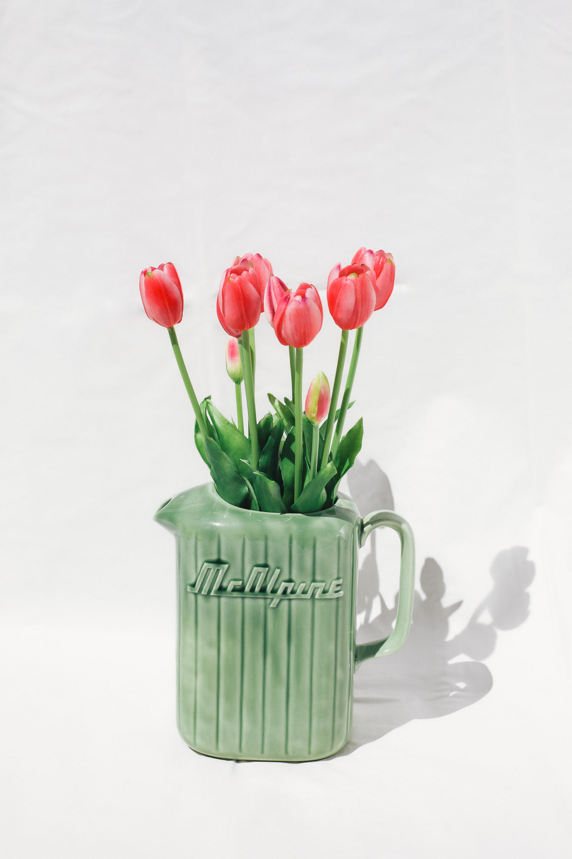 tulips faux artificial flower bouquet modern home decor